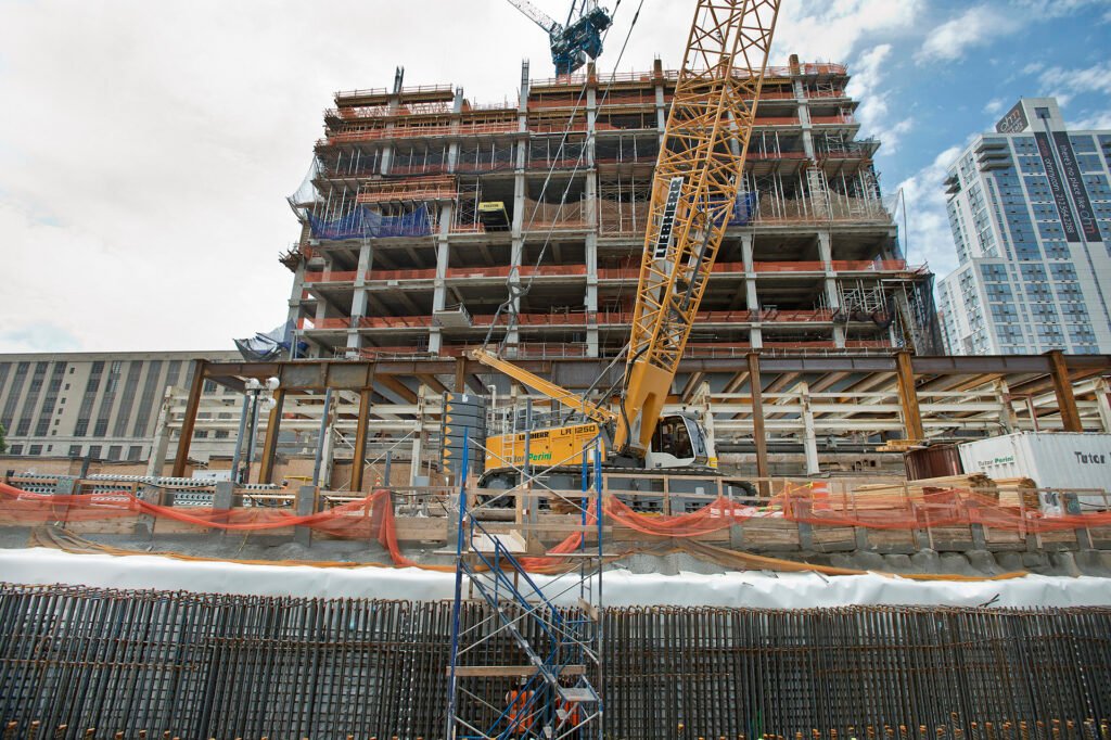 Construction site at Hudson Yards